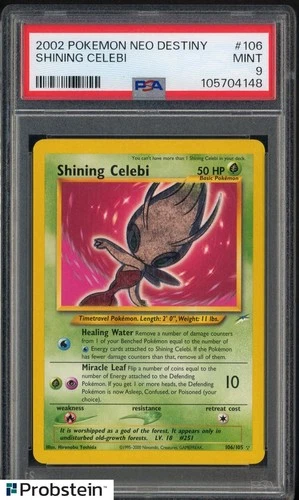 2002 Pokemon Neo Destiny #106 Shining Celebi PSA 9 MINT