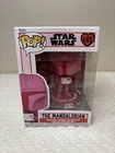 Funko Pop! Star Wars Valentines Day The Mandalorian #495 in Box See Photos