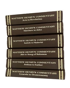 Matthew Henry Commentary on the Whole Bible | eBay