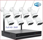 Kit Videosorveglianza NVR PNI House WiFi660 con 8 telecamere wireless, senza HDD