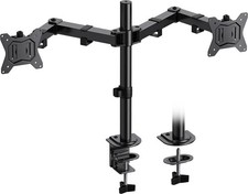 Dual Monitor Mount for 2 Monitors up to 30 inches, Heavy Duty Dual Monitor St...