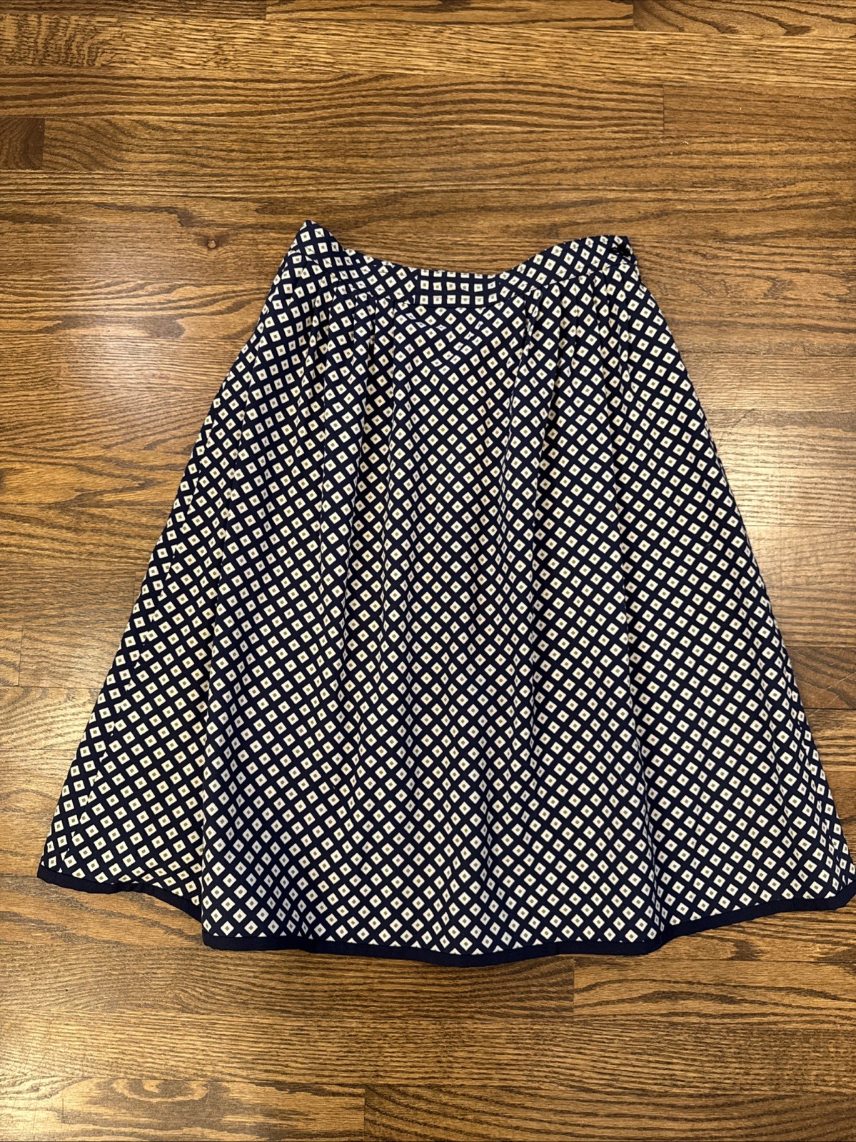 VTG Valentino Studio Skirt Made In Italy 100% Lana Wool Size 40 US6 Geometric