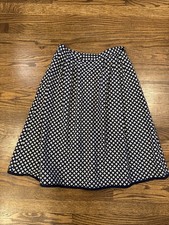 VTG Valentino Studio Skirt Made In Italy 100 Lana Wool Size 40 US6 Geometric
