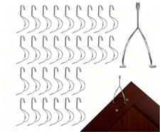 30Pack 5.2 Long Cabinet Door Paint Hangers Rack-No-Drill 304 Stainless Steel ...