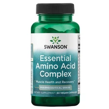 Swanson Essential Amino Acid Complex Pharmaceutical Grade, 60 Vegan Caps