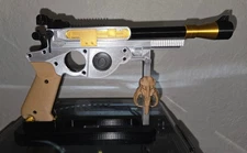 Mandalorian Ceremonial Blaster Pistol 3D quality movable parts, working trigger