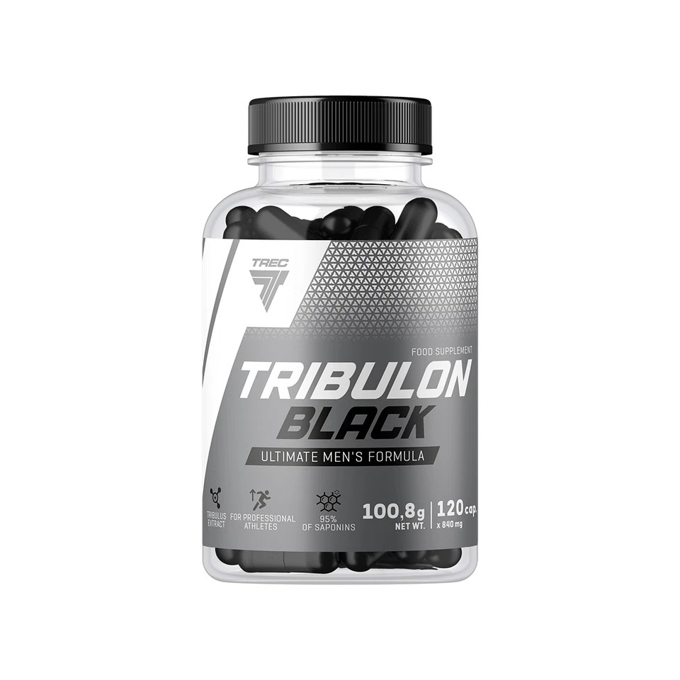 TREC® NUTRITION TREC® TRIBULON BLACK 120 Kapseln TRIBULUS 1400mg Testosteron BOOSTER + BONUS