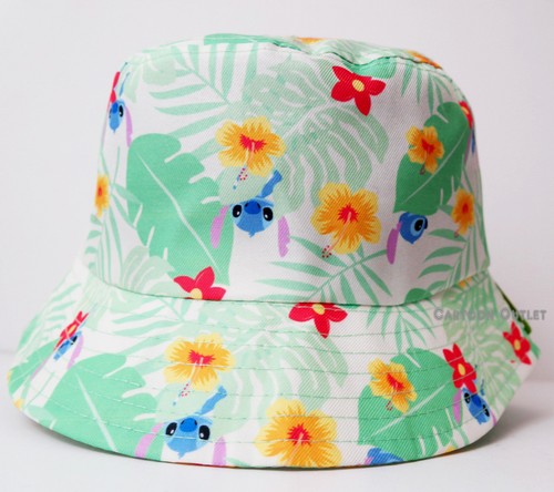 Disney Stitch Bucket Hat Sun Hat Fishing Hat Youth Beach Hat Lilo and Stitch - Picture 1 of 9