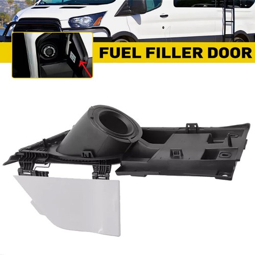 Fuel Filler Housing Door + Gas Cap Cover For Ford Transit-150 250 350 2014-2025 - Picture 6 of 23