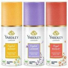 Yardley London Rose, Lavender Deodorant Roll On Anti Perspirant For Women, 50ml
