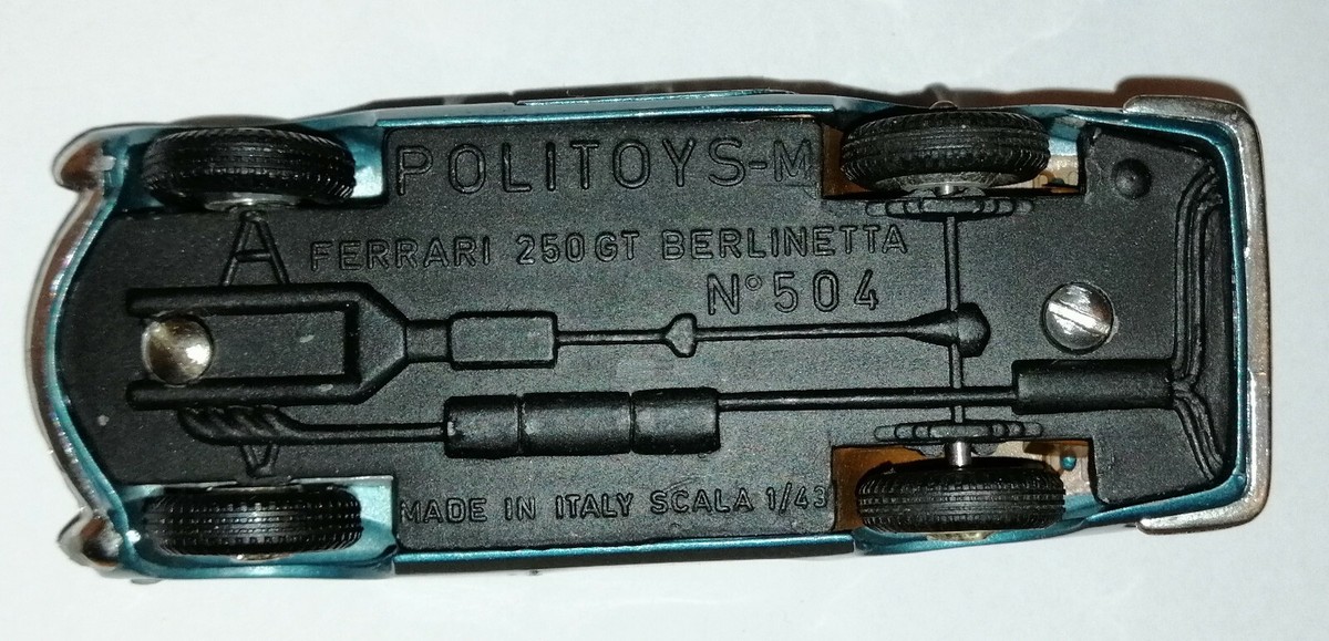 ★超希少 Politoys Ferrari 250 GT Berlinetta Politoys M Ferrari 250 Gt Berlinetta 1tipo Vintage Die Cast