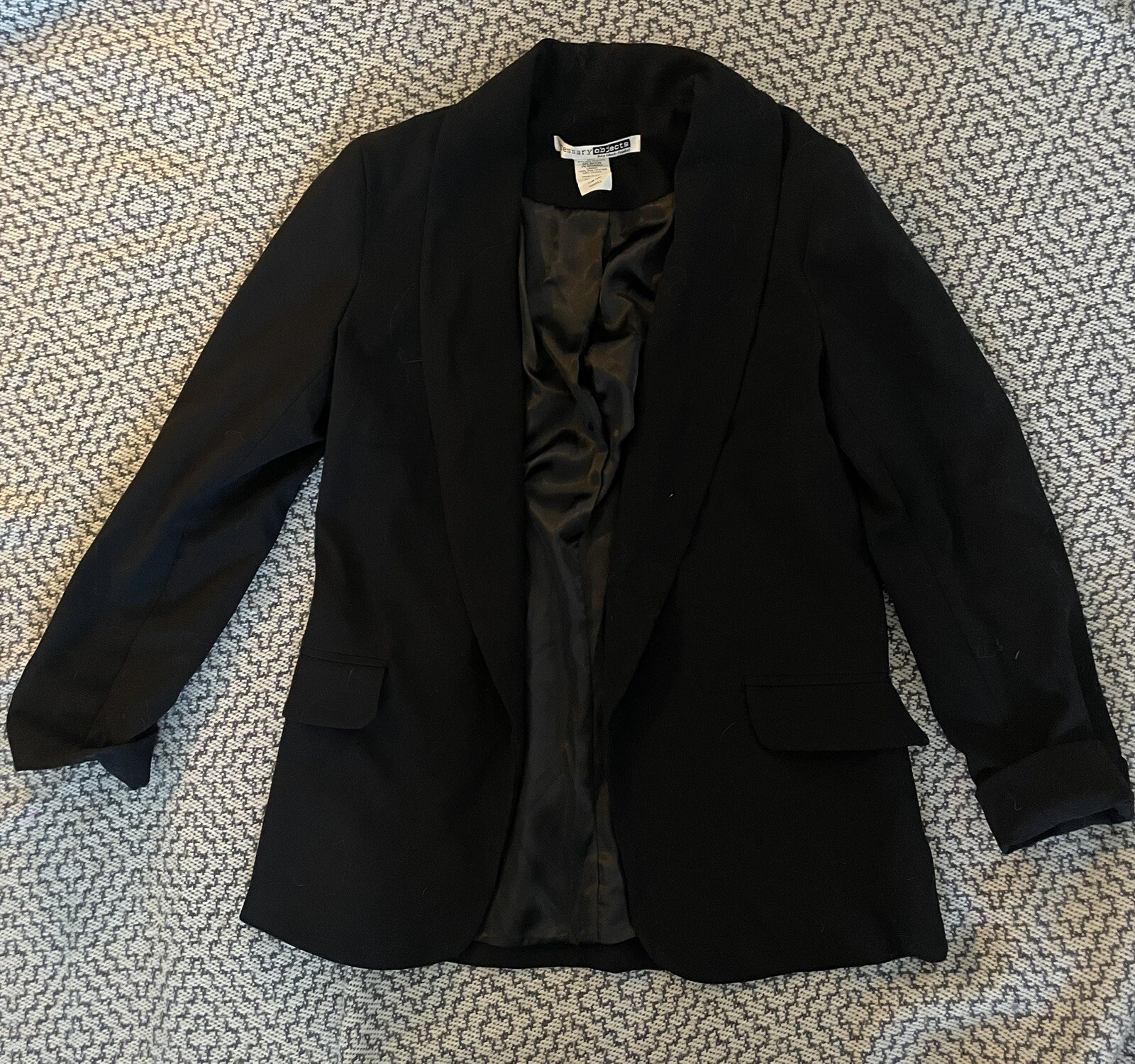 Necessary Objects Women's Black Polyester Blend B… - image 1