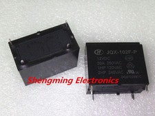 10pcs 4pins JQX-102F-P-12VDC 20A 250VAC Relays