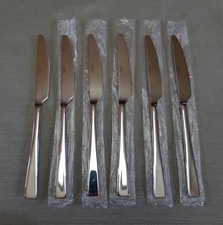 6-Mikasa ROCKFORD Dinner Knife Stainless Steel Set of 6 NEW!