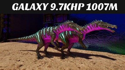  ARK Survival Ascended PvE PC/XBOX/PS5 Top Stats Baryonyx Galaxy 1007m  ASA