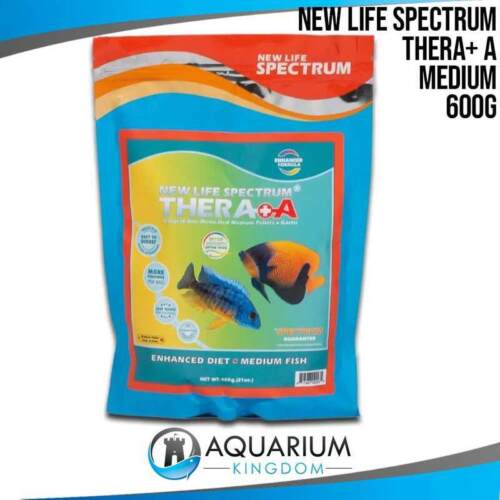 New Life Spectrum Thera A Medium Fish Formula 600g - 2mm Sinking Pellet NLS Food - Picture 1 of 3