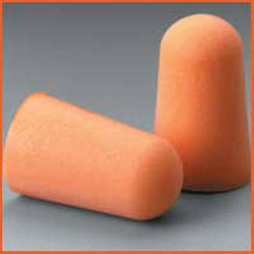 3M Ear Plugs 1100 Noise Reduction Earplugs 29db Orange Foam Disposable 50 Pairs for sale online