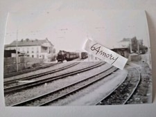 Fotografia Stazione di Bra Locomotiva a vapore FS Gr 640