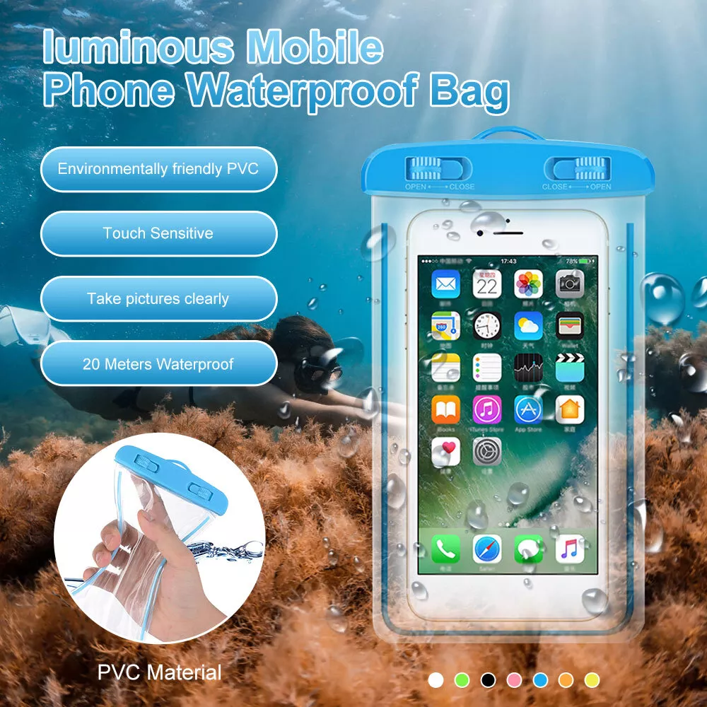 Waterproof Floating Mobile Phone Bag Case Cover Swimming For iPhone Samsung LG