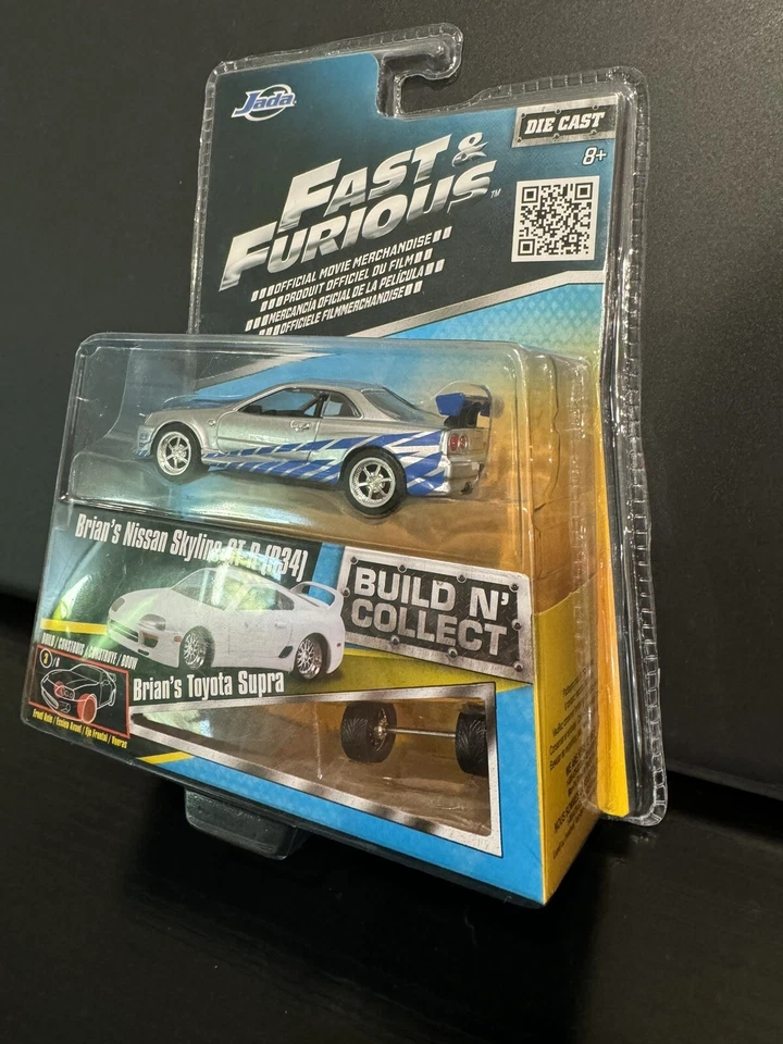 JADA FAST & FURIOUS BUILD N' COLLECT BRIAN'S NISSAN SKYLINE GT-R (R34) Foto 2 de 4