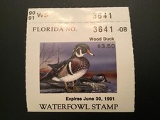 ICOLLECTZONE  US 1990 Florida FL12 Duck Stamp VF NH
