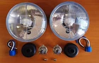 7 Inch Complete De Luxe Conversion Glass Set H6024 Halogen Pair 2x EU style