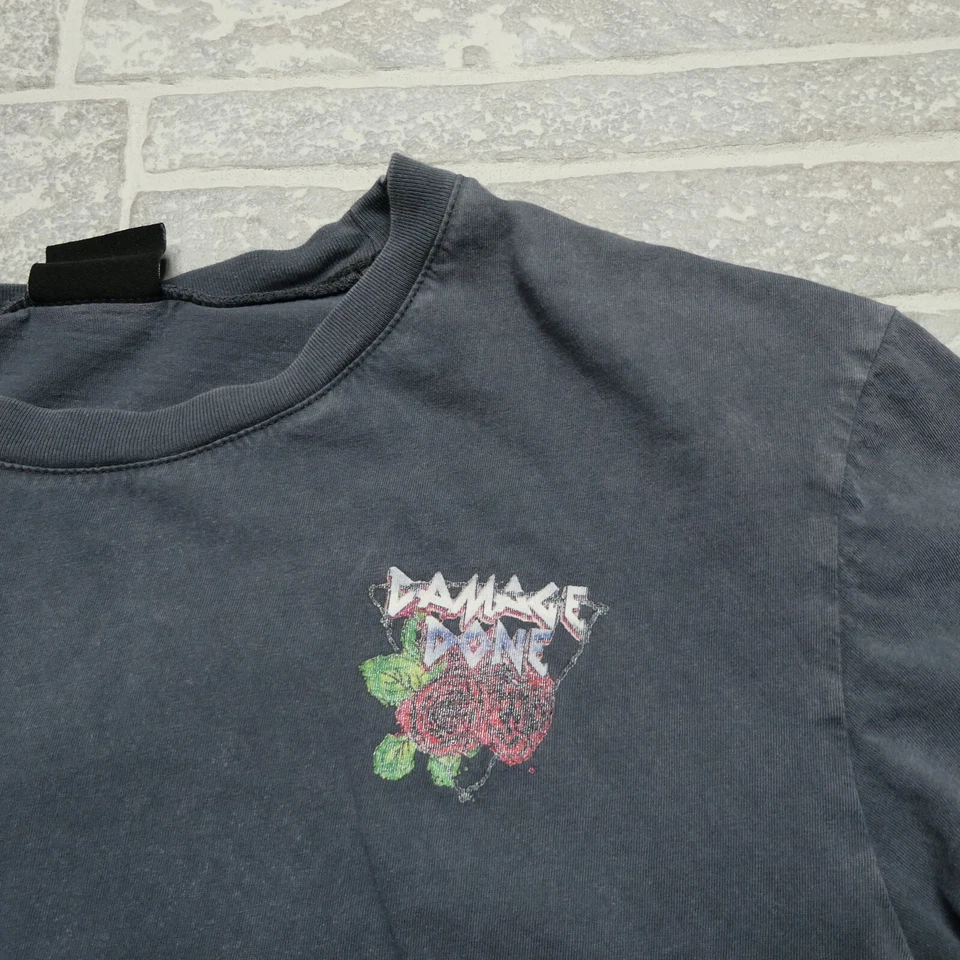 Camisa Empyre Mujer Grande Dañada Hecha Delay the Truth Calavera Gráfico Y2K Patinadora Foto 2 de 4