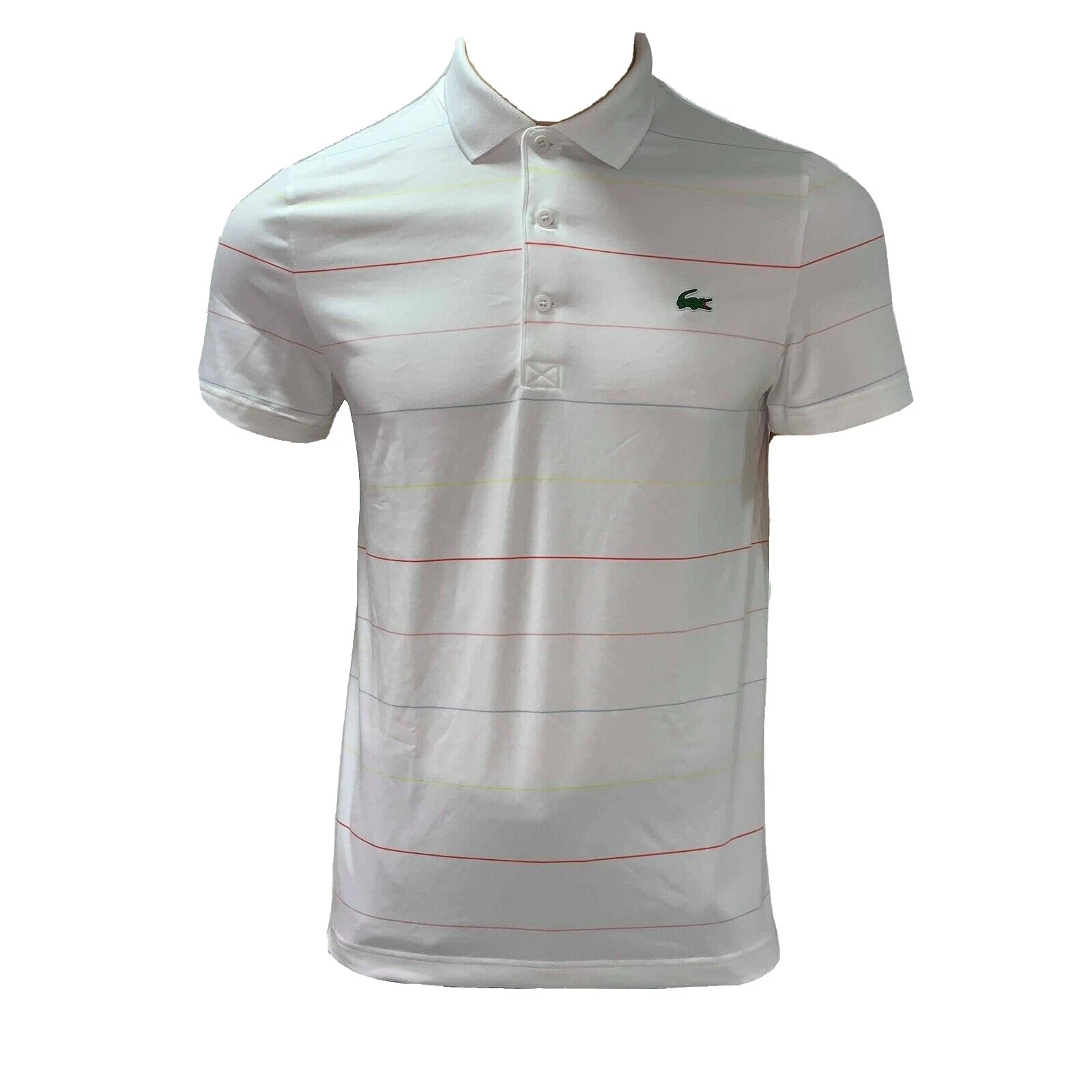 Poliéster sólido Lacoste Mujer Informal Con Botones camisas para hombres