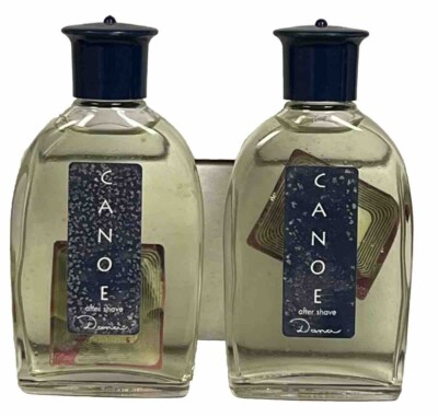 #ad 2 Bottles Canoe be Dana After Shave 2 oz 59 ml either of the two pl read below $24.00