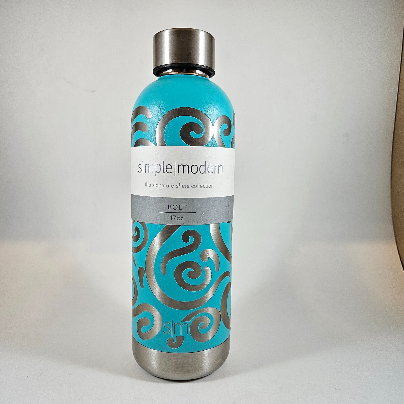 Simple Modern Bolt 17oz Insulated Water Bottle, Stainless St