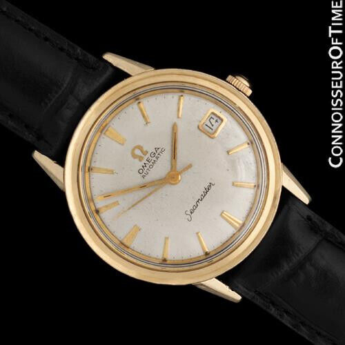 1965 OMEGA SEAMASTER Mens Cal. 560 14K Gold Filled Watch - Approx. 3000 Made - Picture 1 of 9