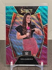 Nina Samuels #128 2022 Panini Select WWE Premier Level Tri-Color Prizm - NXT UK