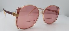 Vintage Diane Von Furstenberg Look At Me Brown Oval Sunglasses FRAMES ONLY