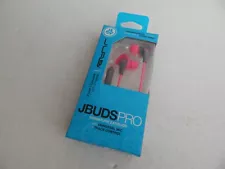 JLab Audio JBUDSPRO Signature Earbuds with Mic & Track Control Pink New