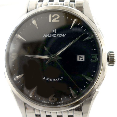 HAMILTON H387150 SCHWARZES ZIFFERBLATT AUTOMATIK EDELSTAHL HERRENUHR - Bild 2 von 7