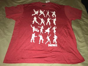 red fortnite shirt