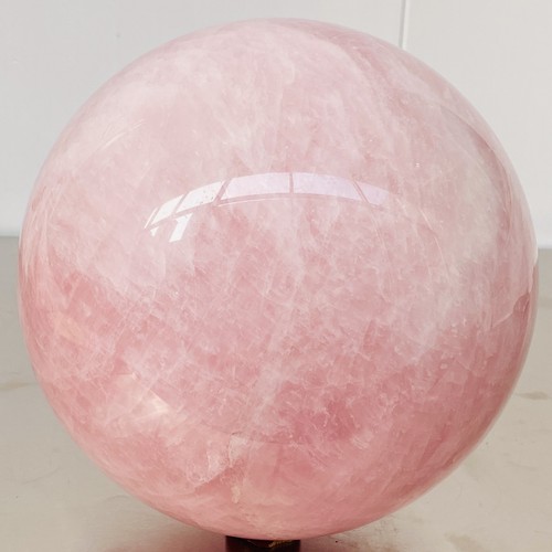 Esfera de cuarzo rosa natural bola de cristal Reiki Healing 13700G - Imagen 11 de 12