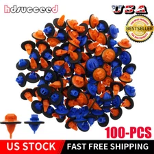 100X Clips Rivets Fastener Fender Flare Moulding Push Retainer Trim For Toyota