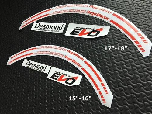 STICKER Regamaster EVO II  15"/16" and 17"/18"