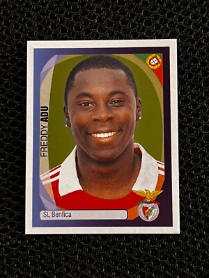 STICKER PANINI UEFA CHAMPIONS LEAGUE 2007/08 FREDDY ADU BENFICA # 72