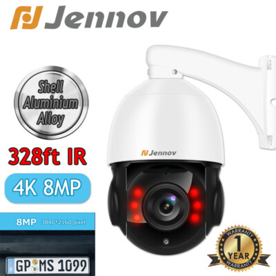 PTZ IP Security Camera 30x Zoom POE 8MP Outdoor Hikvision POE Compatible Dome