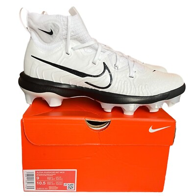 #ad Nike Alpha Huarache NXT MCS Sizes 7 13 Baseball Cleats White Black DJ6519 101 $89.99