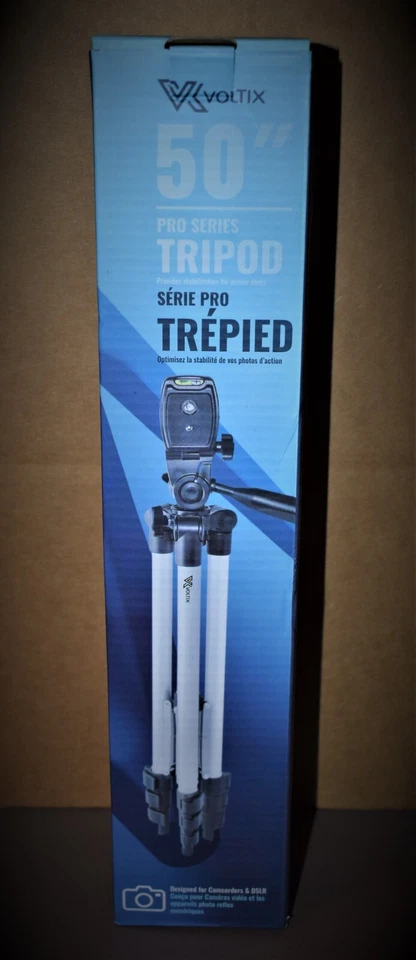 Voltix Pro Series adjustable to 50" Tripod, camcorders & DSLR, New Opened Box - Image 2 of 4