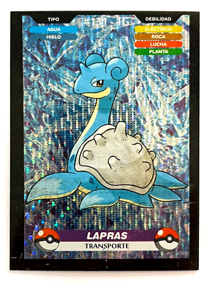 2025 POKEMON KANTO CREALASER TCG Card #131 LAPRAS Peru Edition