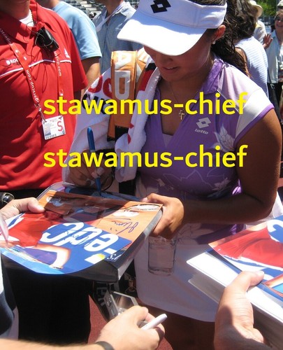 SEXY TAMIRA PASZEK SIGNED WTA TENNIS 8x10 PHOTO #2 Autograph PROOF - Picture 2 of 2