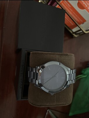 Michael Kors Slim Runway MK4416 42mm Blue Coated Stainless  display picture 1