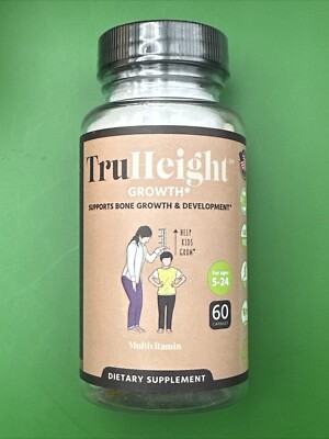 Height Growth Multivitamin For Ages 5-24 60 Capsules