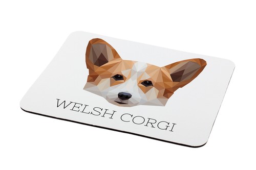 Pembroke Welsh Corgi geometrische onderlegger Art-Dog - Afbeelding 2 van 4