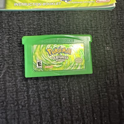 Pokemon LeafGreen Version, Nintendo Game Boy Advance, GBA