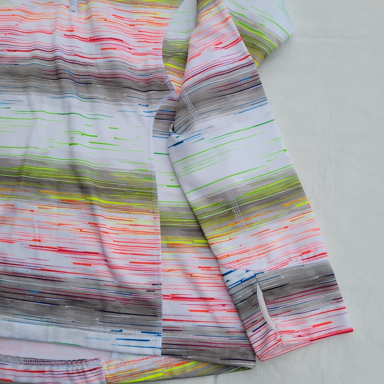 Pullover Fila Sport Performance donna media 1 4 zip giacca corsa multicolore